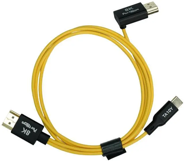 Main image of Portkeys 8K HDMI Cable 48Gbps HDMI 2.1 Cord 2.5mm OD Ultra Thin Video Control Cable Compatible with LH7C for A7SIII/FX30/A9M3/A7S4/A7M5/A7R5, S1H/S5M2/GH5II/GH6/GH7, R1/R5II/R6III, etc (TA10Y, 1m)