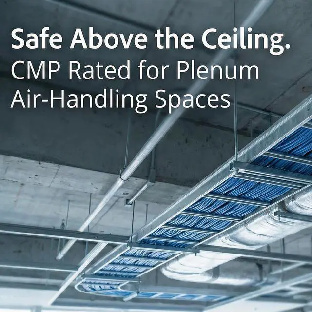 Alt view image 4 of 5 - TSCables | Cat6A Plenum (CMP) 1000ft, 750Mhz, PoE++ (4PPoE) | 100% Solid Bare Copper | 23AWG Unshielded Twisted Pairs (UTP), Available in 9 Colors for Easy Identification (Purple, 1000ft)