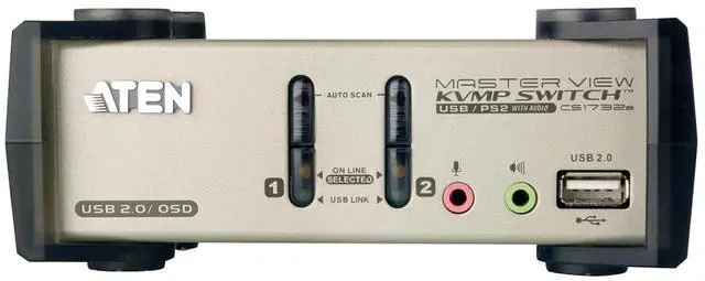 Main image of ATEN CS1732B 2-Port USB 2.0 KVMP Switch with OSD