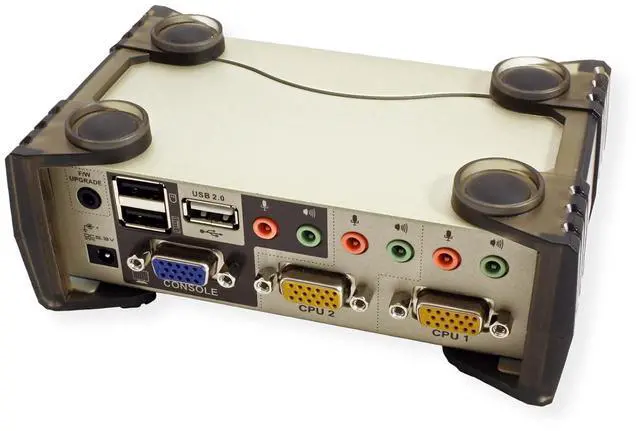 Alt view image 2 of 5 - ATEN CS1732B 2-Port USB 2.0 KVMP Switch with OSD