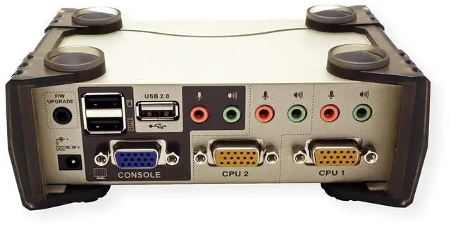 Alt view image 3 of 5 - ATEN CS1732B 2-Port USB 2.0 KVMP Switch with OSD