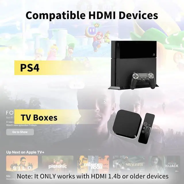 Alt view image 3 of 7 - ATOTO AC-HBV86 HDMI to USB A Adapter Cable, 13.8cm / 5.43 inchConnecting TV Boxes/Gamepads to Android Devices (P9 / A6 / S8 Series), Streaming TV Shows Movies and Games in Car