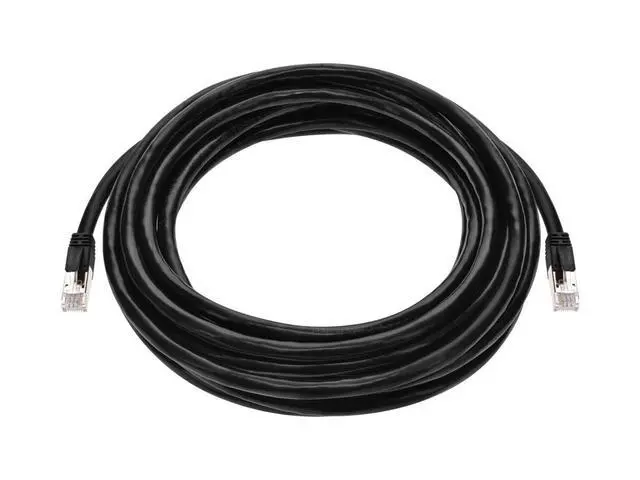 Alt view image 6 of 6 - Monoprice Cat6A PoE Patch Cable - 25 Feet - Black | 100W, PoE ++ (IEEE 802.3af/at/bt), UTP, 22AWG, 500MHz, Pure Bare Copper, Shielded RJ45, Ethernet Cable