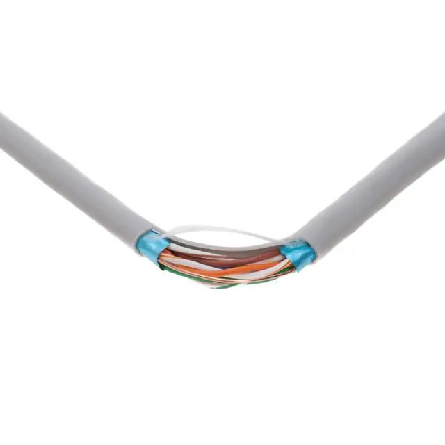 Alt view image 3 of 7 - SATMAXIMUM Cat5e FTP 1000ft Shielded Solid Cable Ethernet Network 24AWG Bulk Wire Grey