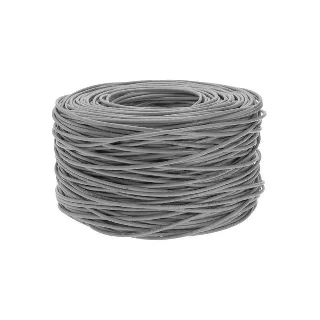 Alt view image 6 of 7 - SATMAXIMUM Cat5e FTP 1000ft Shielded Solid Cable Ethernet Network 24AWG Bulk Wire Grey