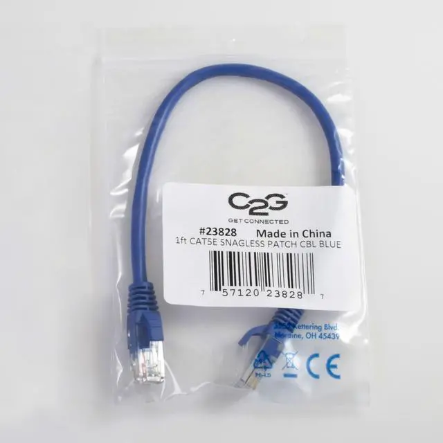 Alt view image 4 of 4 - C2G/Cables to Go 00482 Cat5e Snagless Unshielded (UTP) Network Patch Cable