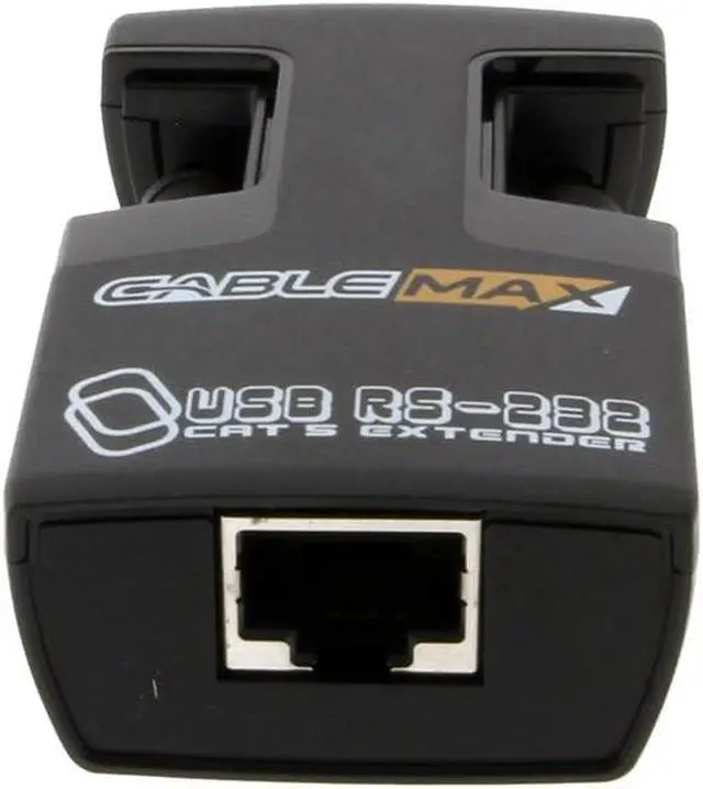 Alt view image 3 of 3 - CABLEMAX USB to RS 232 Extender dongle, Extend up to 270FT via Cat5 Cable