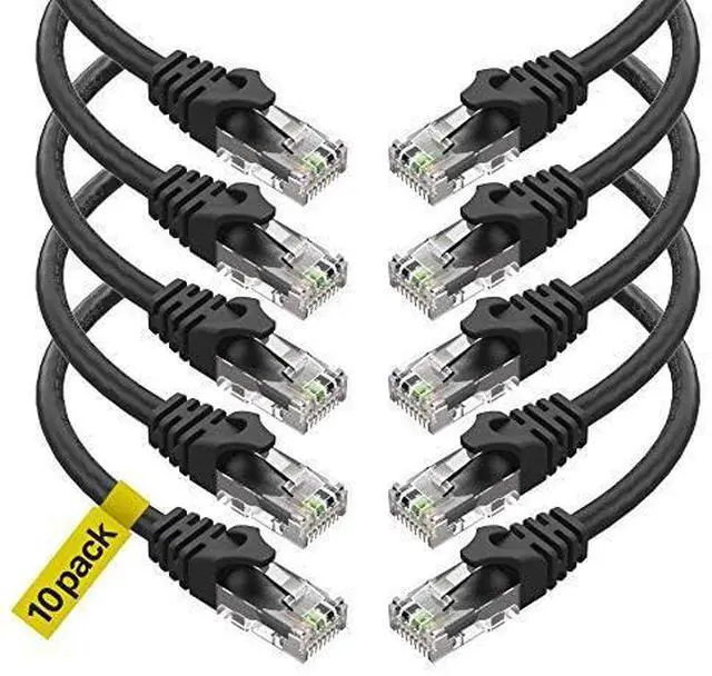 Main image of Ultra Clarity Cables Cat6 Ethernet Cable, 6 Feet 10P+3 feet 10P LAN, utp Cat 6, RJ45, Network Cord, Patch, Internet Cable