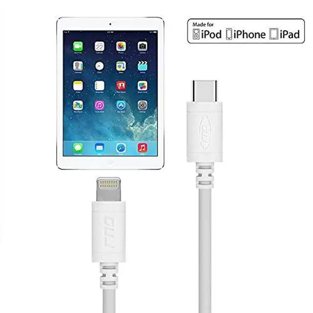 Alt view image 3 of 5 - RND MFi Certified USB-C to Lightning 6ft Cable (6-Pack) for iPhone, iPad (Pro, Air, Mini) and iPod (6 Feet/1.8M/White)