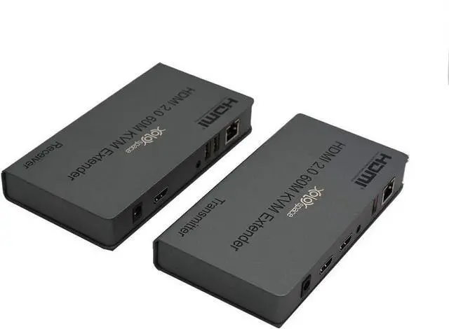 Alt view image 2 of 3 - HT004K 4K 60HZ HDR 164ft HDMI KVM Extender with HDMI Loop Out and IR Return Signal