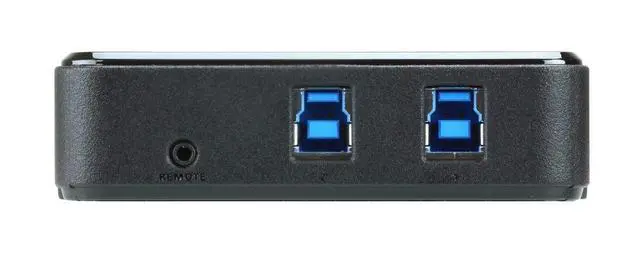 Alt view image 6 of 7 - ATEN US3324 2-Port USB to USB-C Sharing Black