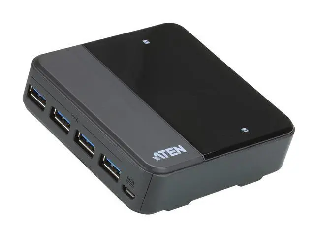 Alt view image 4 of 7 - ATEN US3324 2-Port USB to USB-C Sharing Black