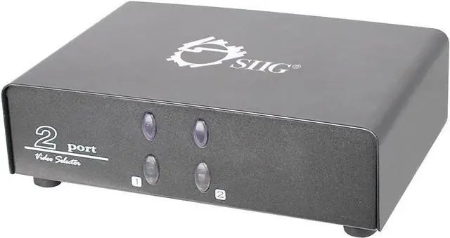 Main image of SIIG CE-VG0F11-S1 2 x 1 VGA Switch,Black