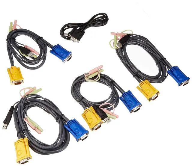Alt view image 3 of 3 - Aten 4-Port USB KVMP