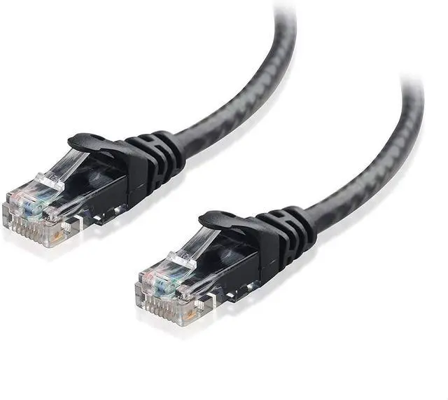 Alt view image 2 of 7 - Cable Matters Snagless Long Cat6 Ethernet Cable (Cat6 Cable, Cat 6 Cable) in Black 75 ft & Long Cat6A (SSTP, SFTP) Shielded Ethernet Cable