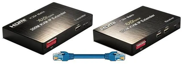 Main image of EX200M-K 1080P HDMI Extender Over IP Supports one-to- multipoint and multipoint-to-multipoint with USB KVM Extension