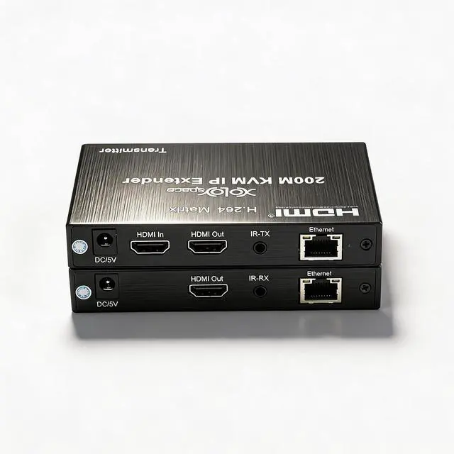Alt view image 4 of 6 - EX200M-K 1080P HDMI Extender Over IP Supports one-to- multipoint and multipoint-to-multipoint with USB KVM Extension
