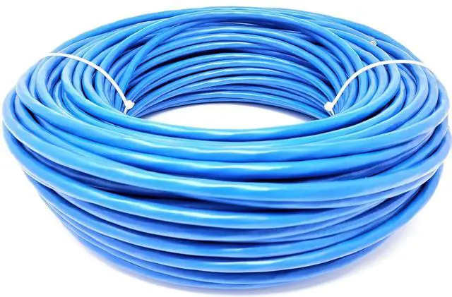 Alt view image 3 of 5 - Micro Connectors 250 feet Cat6 Solid & Shielded (F/UTP) CMR Riser Bulk Ethernet (23AWG) Cable (Blue) (TR4-560SRBL-250)