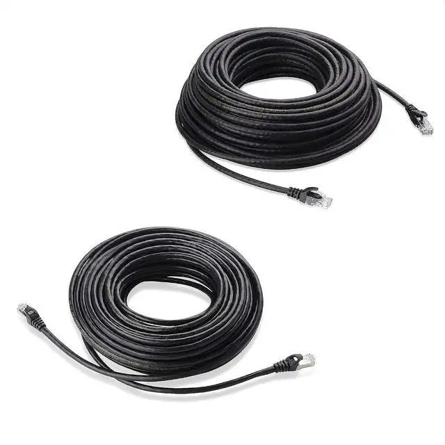 Main image of Cable Matters Snagless Long Cat6 Ethernet Cable (Cat6 Cable, Cat 6 Cable) in Black 75 ft & Long Cat6A (SSTP, SFTP) Shielded Ethernet Cable