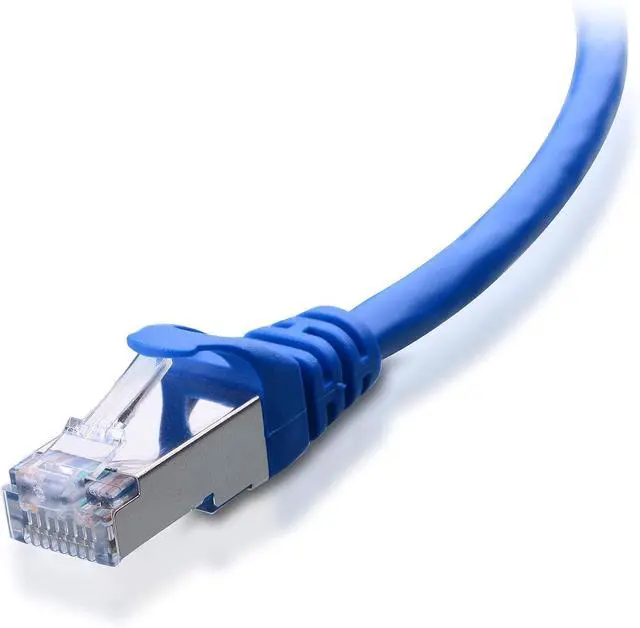 Alt view image 6 of 7 - Cable Matters Snagless Long Cat6 Ethernet Cable (Cat6 Cable, Cat 6 Cable) in Blue 75 ft & Cat6A (SSTP, SFTP) Shielded Ethernet Cable 50 ft