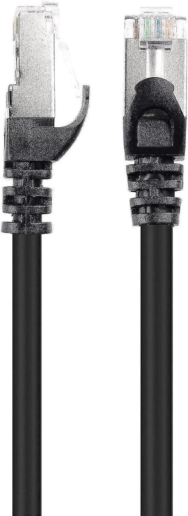 Alt view image 7 of 7 - Cable Matters Snagless Long Cat6 Ethernet Cable (Cat6 Cable, Cat 6 Cable) in Black 75 ft & Long Cat6A (SSTP, SFTP) Shielded Ethernet Cable