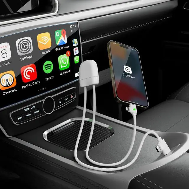 Alt view image 7 of 7 - Xoopar - Multi USB Cable 4-in-1 with Smart Tracker Certified by Apple - Fast Charging 60W Data Transfer 1m Long - Connectors Type-C, Lightning, USB, USB-C - ICE TAG