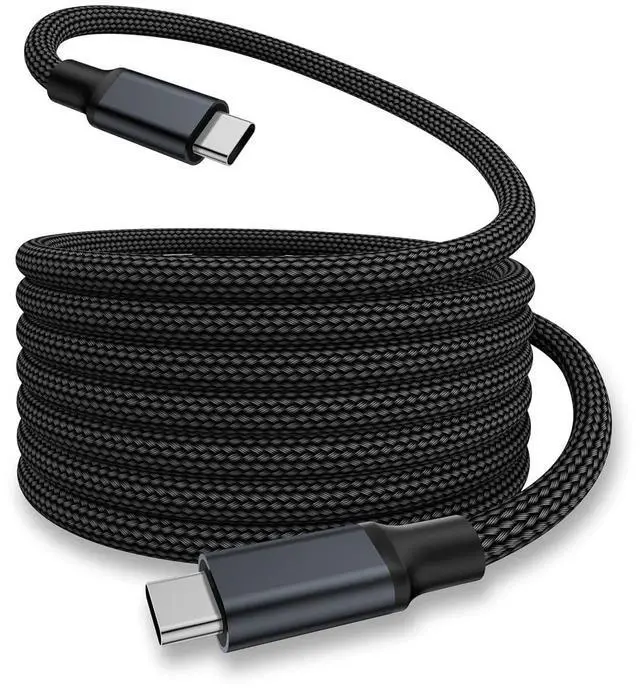 Main image of USB 4 Cable 240W, 3.3ft USB C Cable,Support Display 8K@60HZ, 4K@144HZ, 20Gpbs Data Tranfer, USB C to USB C Cable for iPhone 15Pro/15ProMax,for Mac_Books, USB C Hub Docking Station
