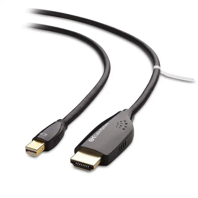 Alt view image 6 of 7 - Cable Matters SuperSpeed USB 3.0 to HDMI Adapter (USB to HDMI Adapter) for Windows in Black & 6 Foot Mini DisplayPort to HDTV Cable
