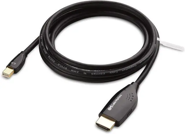 Alt view image 7 of 7 - Cable Matters SuperSpeed USB 3.0 to HDMI Adapter (USB to HDMI Adapter) for Windows in Black & 6 Foot Mini DisplayPort to HDTV Cable