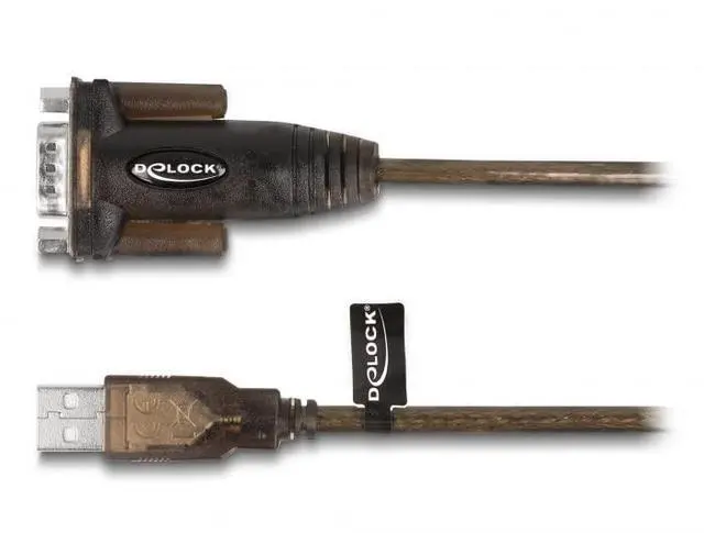 Alt view image 3 of 4 - DeLOCK 62645 serial cable Black 1.5 m USB Type-A DB-9