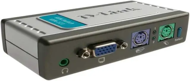 Alt view image 5 of 6 - D-Link KVM-121 2-Port Kb/Video/MSE Audio KVM Switch