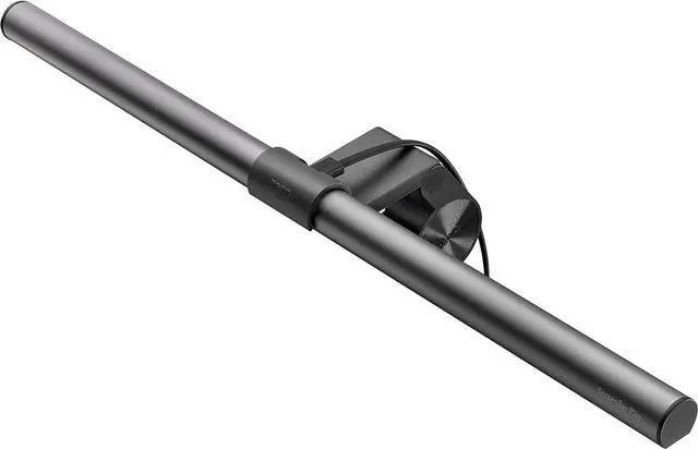 Main image of BenQ ScreenBar Plus e-Reading LED Computer Monitor Light Bar with Desktop Dial, Auto-Dimming and Hue Adjustment, No Screen Glare, Space Saving, USB Powered, Matte Silver