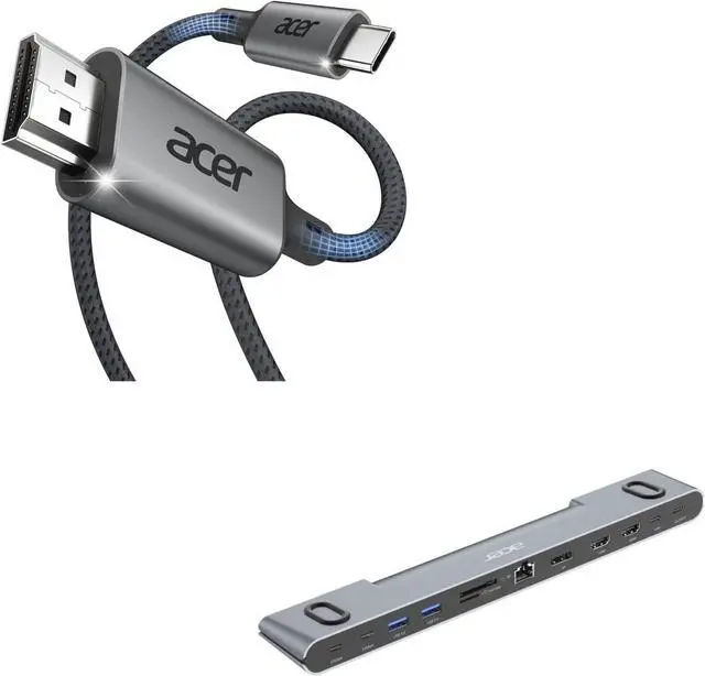 Main image of acer USB C to HDMI Cable Bundle with Laptop Docking Station Stand
