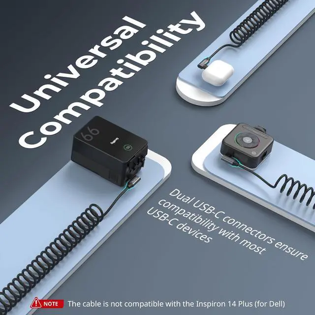 Alt view image 5 of 7 - SMALLRIG Bundle USB C to USB C Coiled Data Cable (Angled to Angled) 4793 Magnetic Phone Holder for Gym 5582