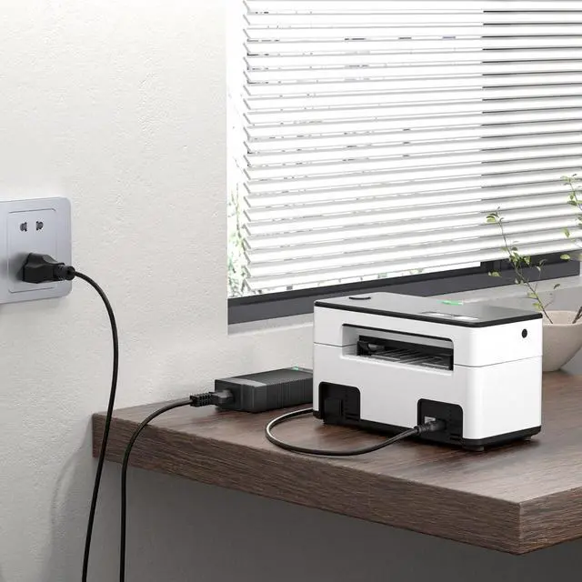 Alt view image 7 of 7 - MUNBYN Printer Power Adapter for 941 130 129, Printer Power Cable for 941 130 129, and Printer USB Cable for 941 130 129