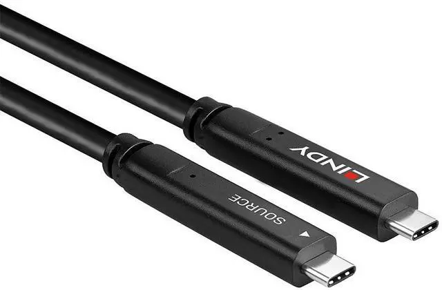 Alt view image 3 of 4 - Lindy 15m USB 3.2 Gen 2 & DP 1.4 Type C Hybrid Cable, W128919698 (Type C Hybrid Cable)
