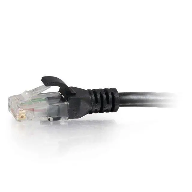 Alt view image 2 of 3 - C2G 10300 Cat6 Cable - Snagless Unshielded Ethernet Network Patch Cable, TAA Compliant, Black (100 Feet, 30.48 Meters) - TAA Compliant