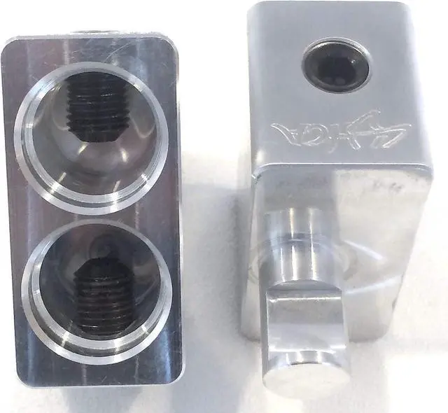 Main image of Sky High Car Audio Dual 2/0 Gauge to 1/0 Gauge Amp Input Reducers - Pair