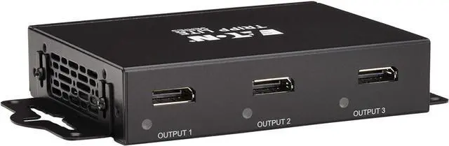 Alt view image 7 of 7 - Tripp Lite Series 3-Port DisplayPort Splitter for 3 Monitors, 4K@60Hz Video, 1 in 3 Out, DP 1.4, MST Hub, TAA Compliant, Plug-and-Play, 1-Year Warranty (B156-003-8K)