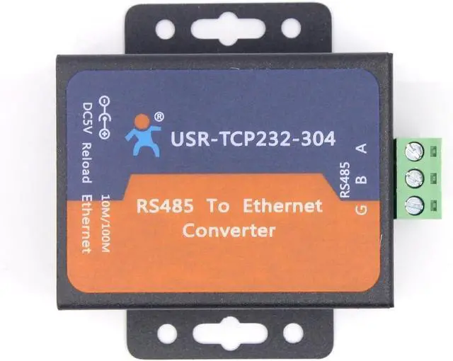 Main image of USR-TCP232-304 Serial RS485 to TCP/IP Ethernet Server Converter Module with Built-in Webpage DHCP/DNS Supported