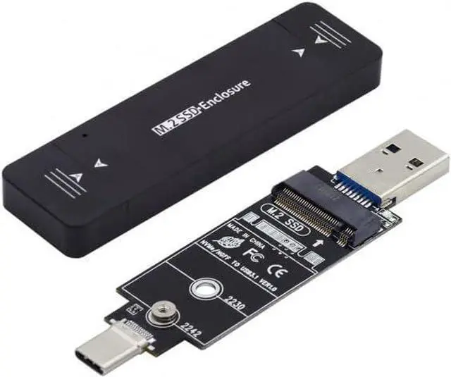 Main image of xiwai Type-C USB3.0 to Combo NVME M-Key M.2 NGFF SATA SSD PCBA Case 2230/2242mm Adapter RTL9210B Chipset