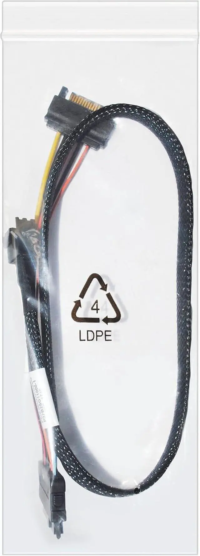 Alt view image 3 of 3 - HighPoint 8643-8639-50 Cable - SFF-8643 to U.2 SFF-8639 Connector with 15-pin SATA Power Connector