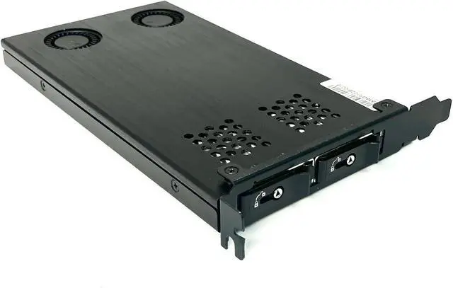 Alt view image 2 of 4 - Micro SATA Cables Expand Your Storage Capabilities with The Swappable NVMe U.2 M.2 PCIe Slot Adapter Dual SSD - Dual M.2 PCIe Adapter and Slot Splitter