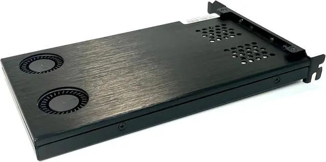Alt view image 4 of 4 - Micro SATA Cables Expand Your Storage Capabilities with The Swappable NVMe U.2 M.2 PCIe Slot Adapter Dual SSD - Dual M.2 PCIe Adapter and Slot Splitter