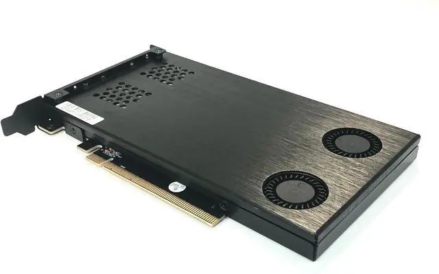 Alt view image 3 of 4 - Micro SATA Cables Expand Your Storage Capabilities with The Swappable NVMe U.2 M.2 PCIe Slot Adapter Dual SSD - Dual M.2 PCIe Adapter and Slot Splitter