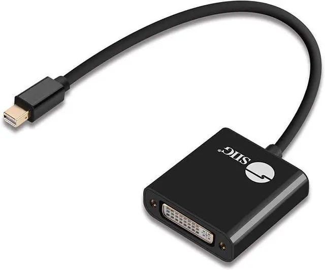Main image of SIIG Mini DisplayPort to DVI Active Adapter - 4K @30Hz Mini DP to DVI-D Single Link Thunderbolt 2 Eyefinity Compatible