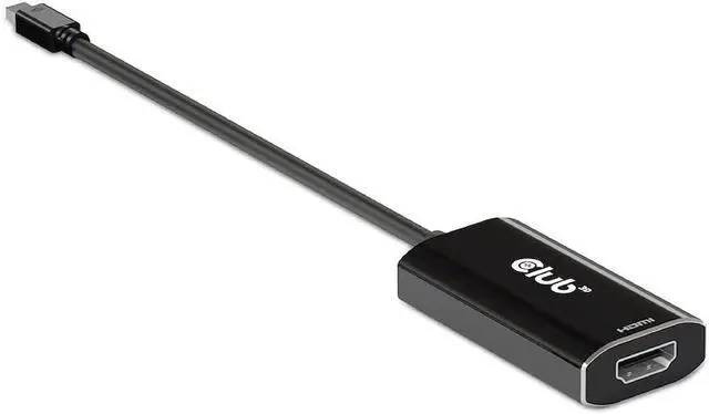 Alt view image 2 of 7 - Club 3D Mini-DisplayPort1.4 to HDMI 4K120Hz with DSC1.2 Active Adapter M/B