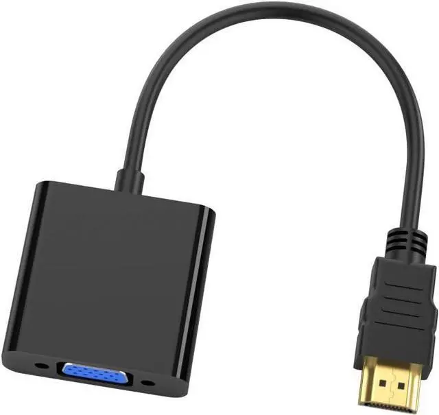Alt view image 3 of 5 - Conceptronic ABBY20B HDMI to VGA Adapter 1080P 60Hz 0.25m