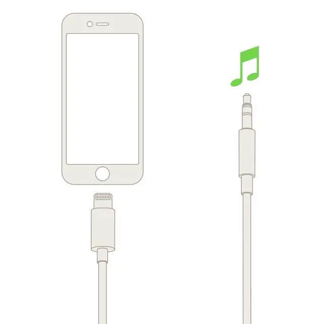 Alt view image 5 of 7 - Belkin 3.5mm Audio Cable with Lightning Connector, 6ft Durable AUX Cable for iPhone, iPad, and iPod - Connects to Car Stereo, Headphones, and Speakers - MFi-Certified for Apple Devices - Black