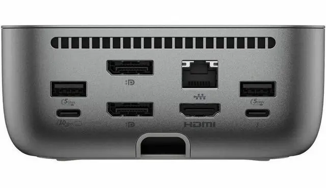 Alt view image 2 of 7 - HP Thunderbolt 4 Ultra 280W G6 Dock - for Notebook, Desktop PC - Charging Capability - 330 W - Thunderbolt 4-4 Displays Supported - 8 x USB Ports - 5 x USB Type-A Ports - Type-A - 5 -C - -C - 1 RJ-4